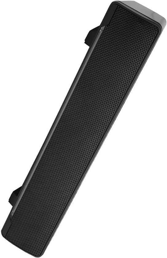 Stereo Soundbar - PC Luidspreker - Thuisgebruik Muziek - 3D Surround Geluid - 34 x 10 x 8 cm - Zwart van Merkloos