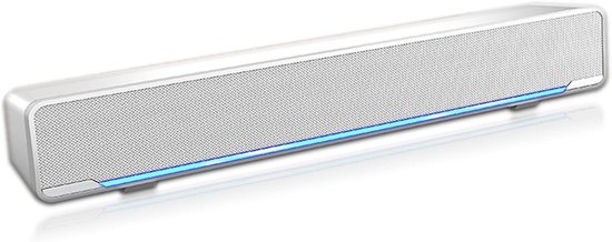 Stereo Soundbar - USB Luidspreker - Thuisbioscoop Geluid - 3D Stereogeluid - 32 cm Lengte - Zwart
