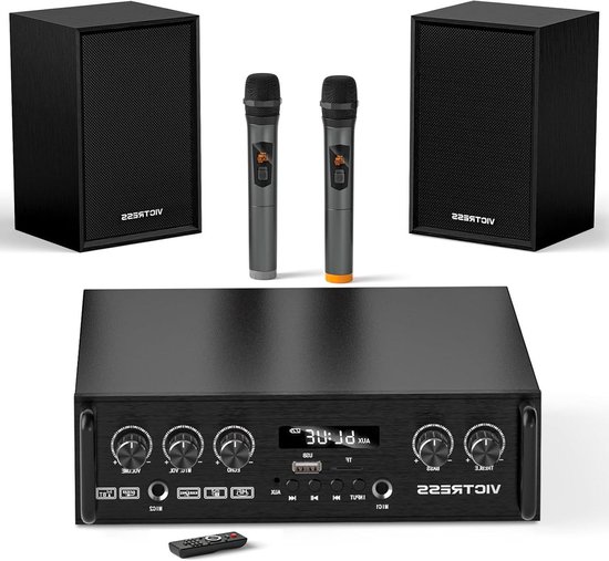 Stereo Versterker - Audio Receiver - Home Audio - Bluetooth 5.0 - 400W van Merkloos