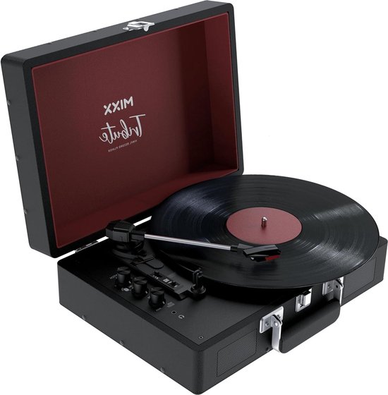 Stereo Vinyl Platenspeler Met Ingebouwde Luidsprekers Zwart van Denver