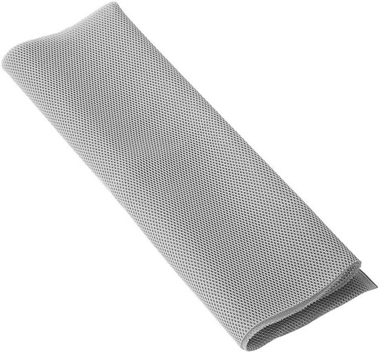 Stofdichte beschermhoes voor stereo audio luidsprekers - Grijze mesh grill doek van 1.4mx0.5m, ideaal voor bescherming en duurzaamheid