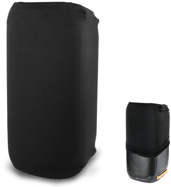 Stofhoes, gemaakt van flexibele en zachte stof, geschikt voor JBL Partybox 100/110/120 luidsprekers, zwarte beschermhoes.