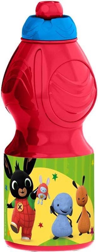 Stor Drinkfles Pop-up Bing 400 Ml Rood van Stor分