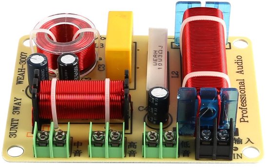 Store_9 - 3-Weg Speaker Frequentiedivider - HiFi Crossover - Professionele geluidsinstallaties - 350W vermogen - Frequentiebereik - Geschikt voor D... van Merkloos