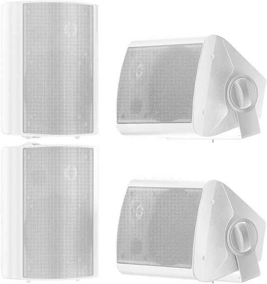 STUDIOFINIX 5.25 Inch 600W Outdoor Speakers Waterproof Weatherproof Indoor Outdoor Speakers for Garden Patio Indoor - ShopVlot