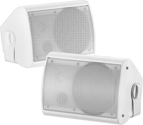 STUDIOFINIX 6.5" 400W Waterproof Outdoor Speaker 400W/Pair Heavy Duty ABS Material for Patio Home Garage Pool Side - ShopVlot