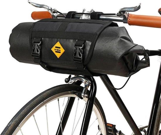 Stuurtas waterdicht XL - B-soul - Fiets vakantie tas - Fietstas - Mountainbike - Bike Travel - Bikepacking - MTB - Racefiets - Zwart - Drybag - Dry bag van B-Soul