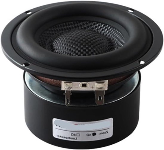 Subwoofer Luidspreker - Bass Unit - Muziek Luisteren - 35W HiFi Geluid - 35 Inch - Zwart