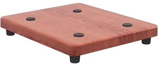 Subwoofer Speaker Stands - Audio Riser Platform - Verbeterde Audio Kwaliteit - Isolerende Basis Stabiliteit - 35x35cm - Zwart Mat