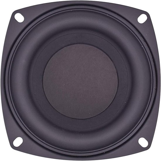 Subwoofer Speaker - Woofer Hifi - Muziek Afspelen - Diepe Bas - 4 Inch - Rood