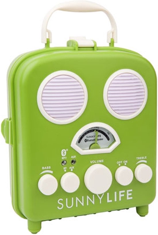 Sunnylife - Beach Accessories Bluetooth Speaker Beach Sounds Olive - Kunststof - Groen van Sunnylife