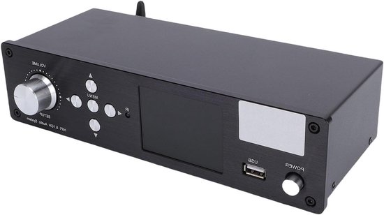 Surround Sound Decoder - HD Audio Receiver - Home Cinema Geluid - 5.1 Kanaals Output - 5.0 Bluetooth - Zwart