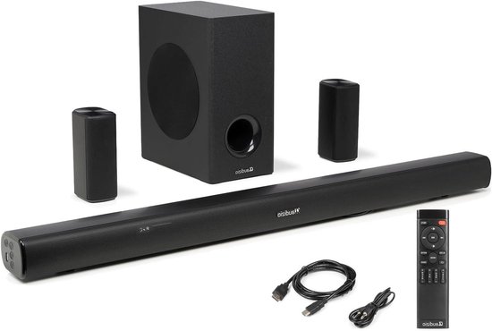 Surround Sound Set - Home Cinema - Film Kijken - 5.1 Kanaals Geluid - 97 cm Breed - Zwart