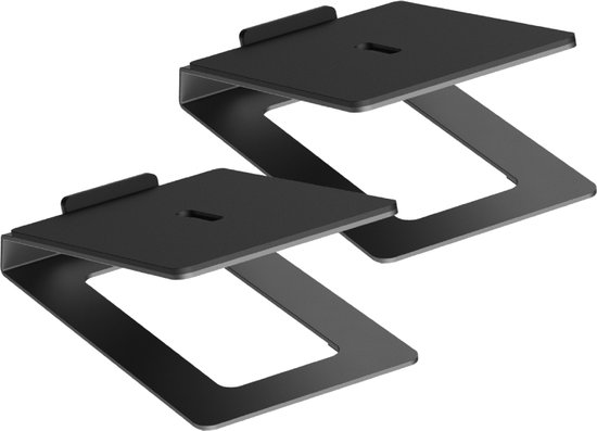 Tafelstandaard set voor Luidsprekers - 180 x 122mm - Tot 10kg - 2 stuks - Zwart van Soundcore