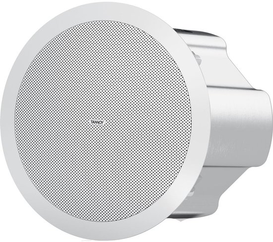 Tannoy CVS 601 - 200W 6,5-inch passieve 2-weg plafondluidspreker 70V/100V met een spreidingshoek van 180 x 180 graden en EN52-24-certificering in witte uitvoering