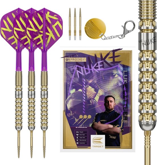 Target Luke Littler G1 Prodigy Swiss Point 90% - Dartpijlen van Target