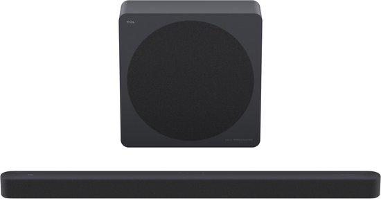 TCL A65K | 3.1.2 Dolby Atmos Soundbar | 460W | Draadloze Subwoofer | HDMI eARC | Bluetooth