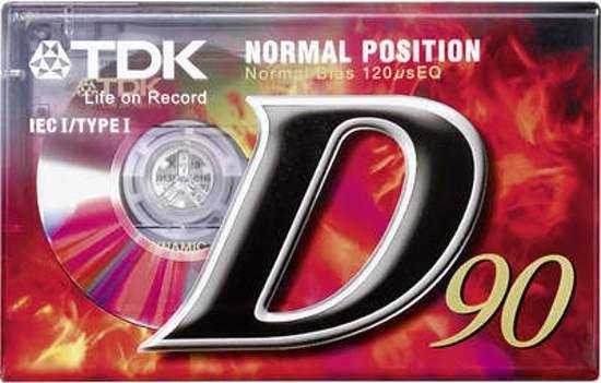 TDK D-90 - AUDIO TAPE (CASSETTE BANDJE) - 90 MIN (2 X 45) - VINTAGE TAPE UIT 1990/1997