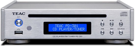 TEAC: PD-301 Tuner/CD-speler - Zilver
