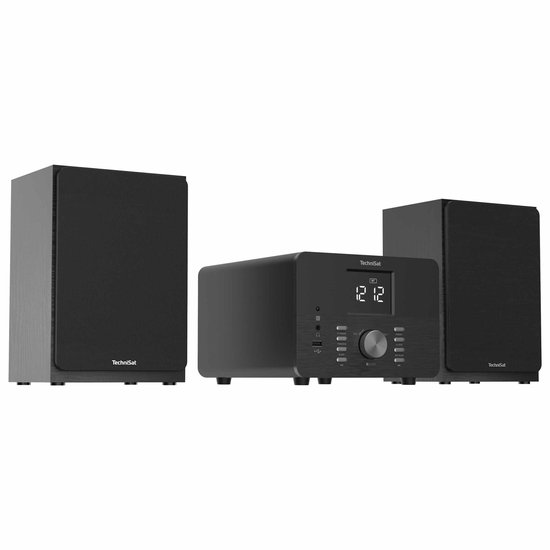 Technisat Classic 700 FM stereo hifi-set met bluetooth en CD - zwart van TechniSat