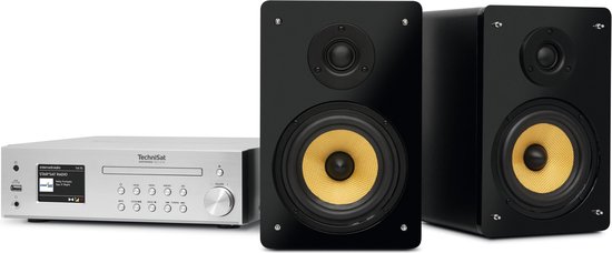 TechniSat DIGITRADIO 760CD IR DAB+ Hi-Fi systeem met CD - bluetooth - internetradio - zilver van TechniSat
