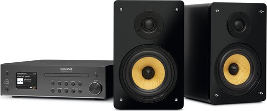 TechniSat DIGITRADIO 760CD IR DAB+ Hi-Fi systeem met CD - bluetooth - internetradio - zwart van Merkloos