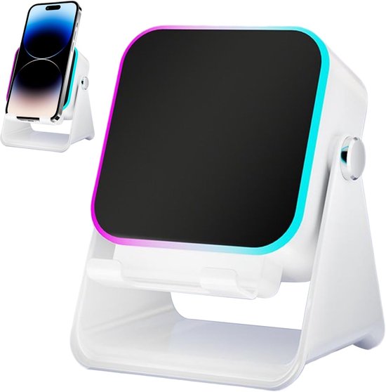 Telefoon met inductie-luidspreker, draadloos, klapstation, licht, houder voor 10 W, verjaardag, kantoor, reizen, Ho