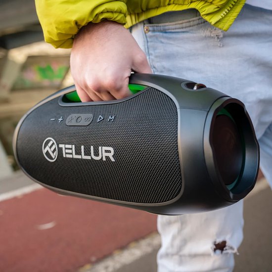 Tellur Obia Pro - Bluetooth Speaker - 60W Boombox - Zwart van Merkloos