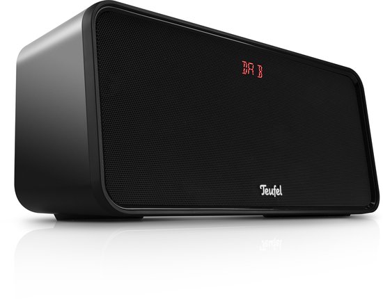 Teufel BOOMSTER 4 Robuuste Bluetooth-luidspreker met 2.1-stereosysteem Geluidssysteem DAB+ en FM-RDS-radio, tot 23 uur batterijduur, bescherming tegen spatwater volgens IPX5-norm, USB-C - nachtzwart van Merkloos