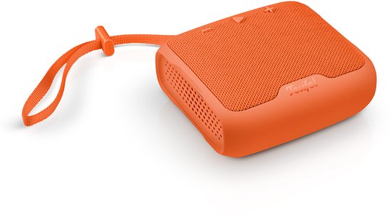 Teufel BOOMSTER GO Portable Bluetooth Speaker Waterproof to IPX7 Wireless Music USB-C - koraalrood van Merkloos
