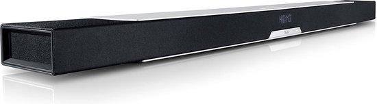 Teufel CINEBAR LUX - Slanke high end bluetooth soundbar, HDMI, geïntegreeerde subwoofer, voor films, muziek, games , wit van Teufel