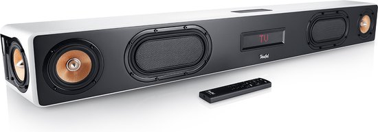 Teufel CINEBAR ULTIMA - Krachtige bluetooth soundbar met extra bas - 380 watt , wit van Teufel