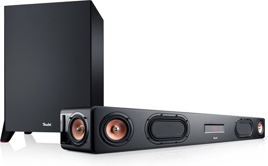 Teufel CINEBAR ULTIMA Power Edition - Soundbar met draadloze subwoofer T 10 - Bluetooth - zwart van Merkloos