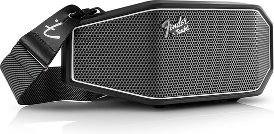 Teufel Fender x ROCKSTER CROSS - In- & outdoor bluetooth speaker - Spatwaterdicht IPX5 - Draagriem - staalzwart