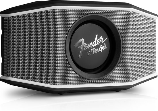 Teufel - Fender x Teufel ROCKSTER GO 2 - Portable bluetooth stereospeaker, waterdicht met IPX67, 2 aluminium fullrange drivers & een passief basmembraan , steel black van Teufel