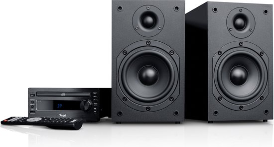 Teufel KOMBO 11 - Micro stereo-installatie - Hifi-sound - DAB+ radio - Cd-speler - Bluetooth - zwart van T