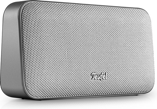 Teufel MOTIV® GO - Draagbare bluetooth stereo luidspreker, spatwaterdicht met IPX5 , silver white van Teufel