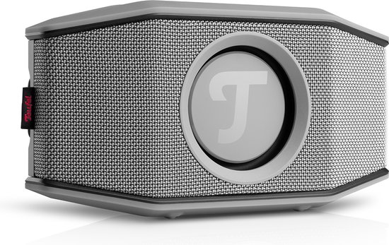 Teufel ROCKSTER GO 2 - Portable bluetooth stereospeaker, waterdicht met IPX67, 2 aluminium fullrange drivers & een passief basmembraan , gray & black van Teufel