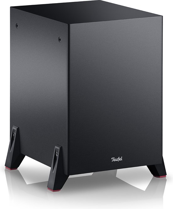 Teufel T 8 Subwoofer - Compacte, universele subwoofer met krachtige bas, 100 watt , zwart van Teufel