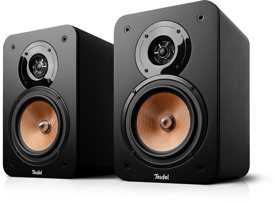 Teufel ULTIMA 20 - 2-kanaals hifi-boekenplankspeakers - 50 watt - set van 2 - Bassreflex-ontwerp - zwart van Teufel