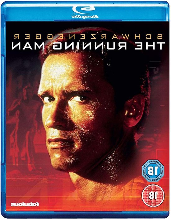 The Running Man Blu-ray - Actiefilm Klassieker - Film Kijken - Regio B - 17 x 13.5 x 1.2 cm