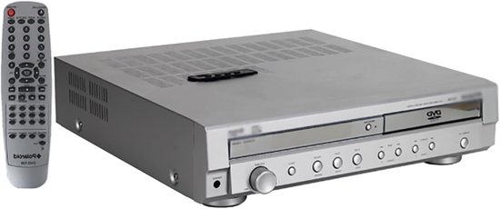 Thuisbioscoop Versterker - DVD Speler - Muziek Luisteren - 5.1 Surround Sound - 36x36x9 cm - Zwart van Merkloos