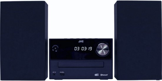 Thuys – Compact Micro HiFi Systeem – Zwart Audiosysteem Met CD – Speler, USB, Bluetooth, DAB+, FM-RDS, Line-In & IR-Afstandsbediening