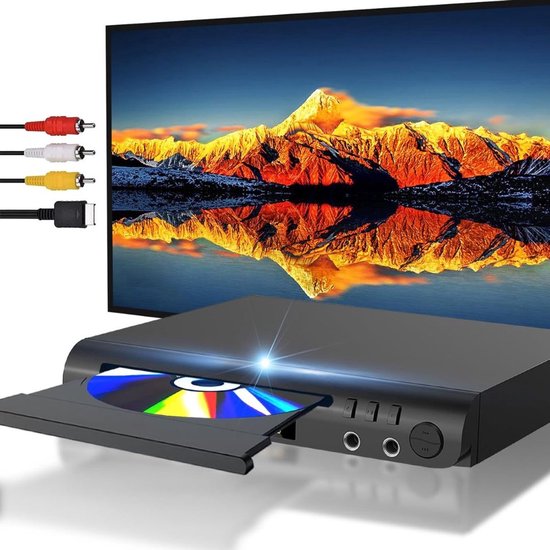 Thuys - DVD Speler met HDMI - Externe Dvd Speler - Blu Ray Spelers - Zwart