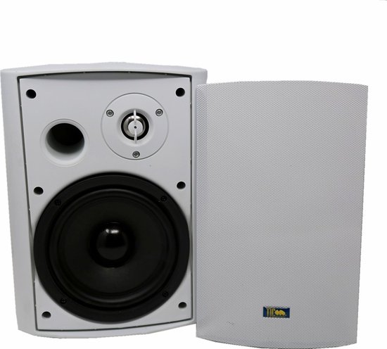 TIC ASP120-W - Professional Terras Speakers 8Ω 70v 6.5" 150W (paar) - wit van T