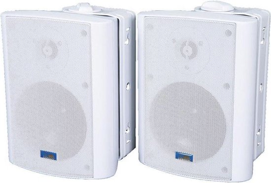 TIC ASP60-W - Professional Terras Speakers 8Ω 70v 5" 80W (paar) - wit