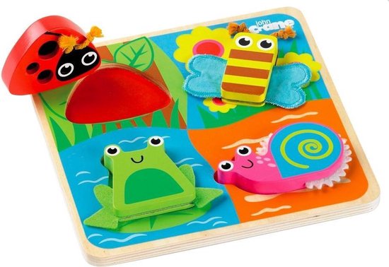 Tidlo Voelpuzzel Insecten, 4 Stukjes van Tidlo