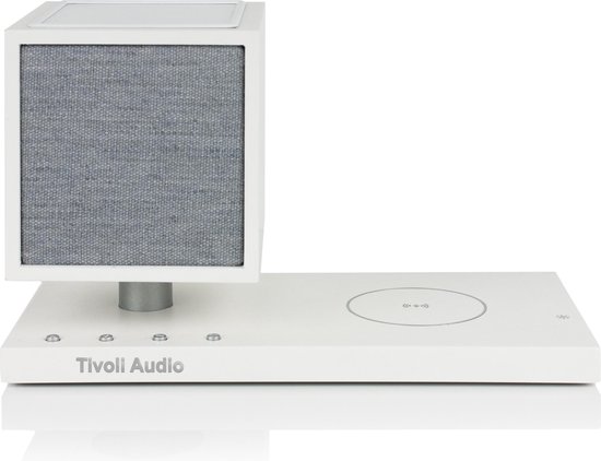 Tivoli Audio - Revive - Bluetooth speaker - draadloze Qi-oplader - Wit/Grijs van T