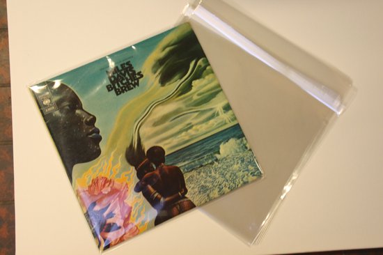 TONKO LP Hoezen -50 micron met sluitstrip - Dubbel LP’s hersluitbaar - Buitenhoezen voor 12 inch Albums en LP's 32x32cm(100 stuks)- Tonko van T