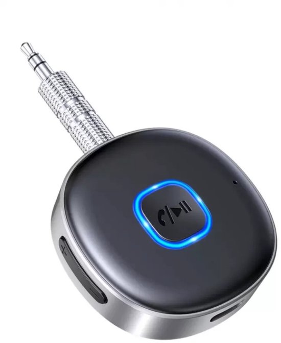 TOVBMUP Bluetooth-adapter - Draadloze autoheadset - Bluetooth-ontvanger - Stereo-installatie voor thuis - Bedrade hoofdtelefoon - 3,5 mm Bluetooth-adapter - Auto-EQ - Dubbele verbinding - 10 uur speeltijd van TOVBMUP